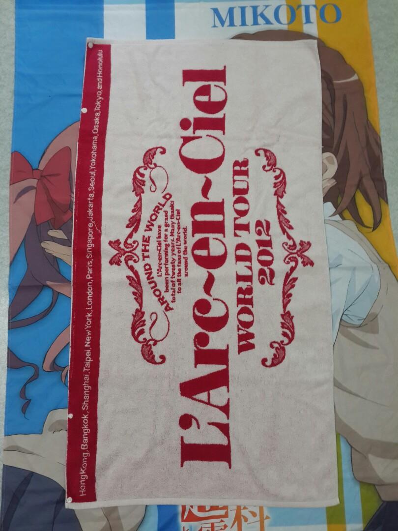 Japan Band L Arc En Ciel World Tour Towel Jpop Idol J Pop On Carousell