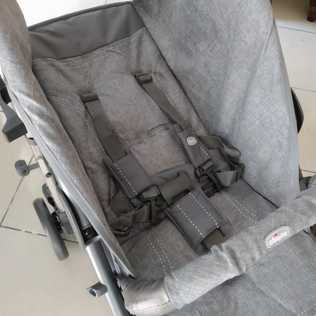 Stroller Chicco Lite Way Dove Grey 3 kondisi 95 Bayi Anak