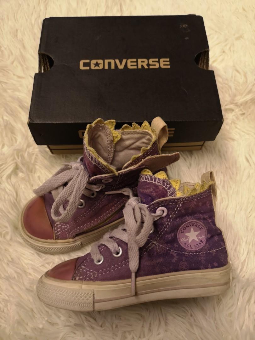 Purple chucks best sale for toddlers
