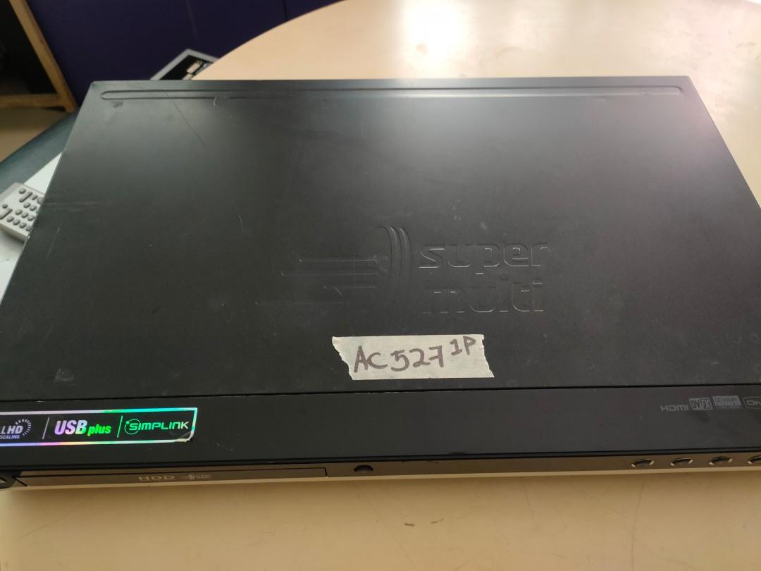 LG HDD/DVD recorder @ Php 9000 (Category: Security Systems & CCTV Cameras) located in Angeles City. Submitted by edjazmin (Listing ID 1035585801, Image 2). Description: LG HDD/DVD Recorder W/ Remote 250gb HDD. model: RH388H 110,240V , 50/60Hz , 30W Good working condition Pls Self inspect ----------------------------------- Viewing : No. 544 Acacia St. Dona Belen Subdivision Sto. Cristo Angeles city Pampanga 2209 Office hours : 20am to 6pm Mon to 