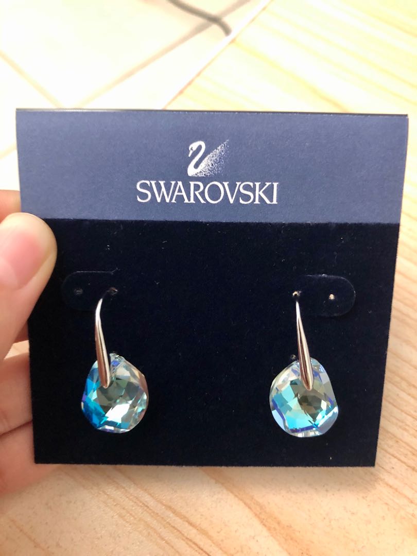 Swarovski galet clearance pierced earrings