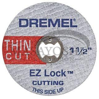 Lock Thin Cut-Off Wheels | Dremel EZ409 1-1/2-Inch EZ