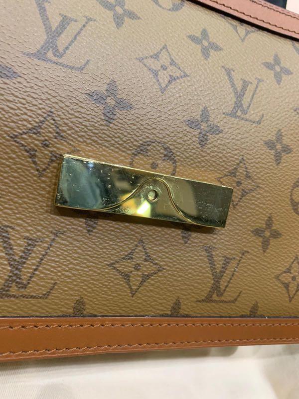 LOUIS VUITTON Monogram Reverse Dauphine MM Bag - A Retro Tale