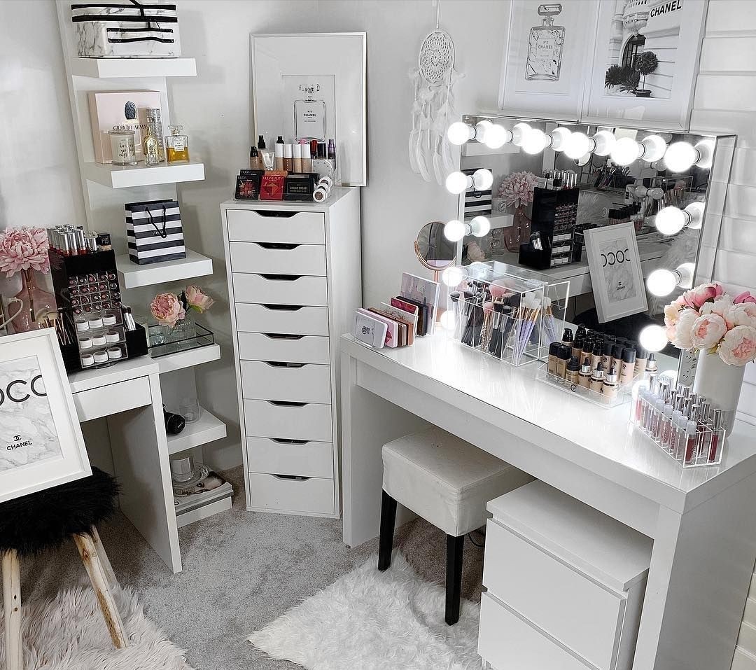 Malm dressing table, malm chest of 2 drawer, alex 9drawer, lack