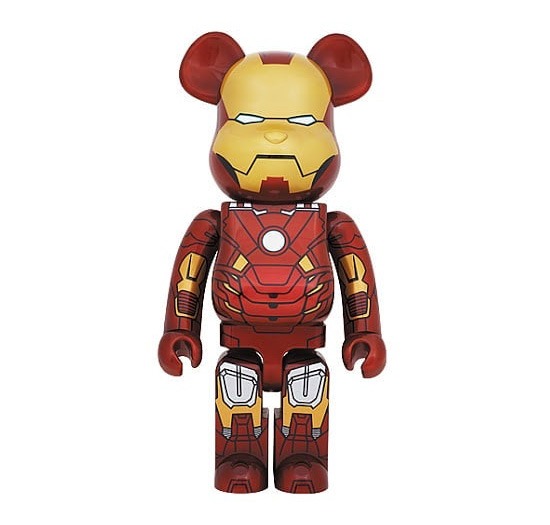 Marvel Comics × Medicom Bearbrick Iron Man Mark VII 1000% 2013 