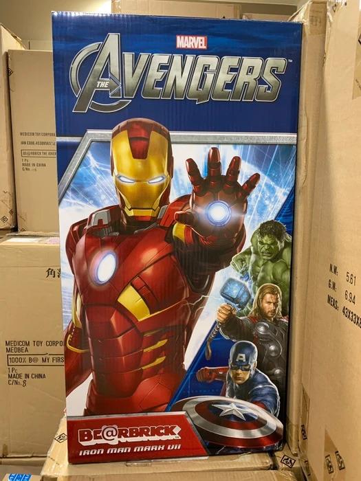 Marvel Comics × Medicom Bearbrick Iron Man Mark VII 1000% 2013 