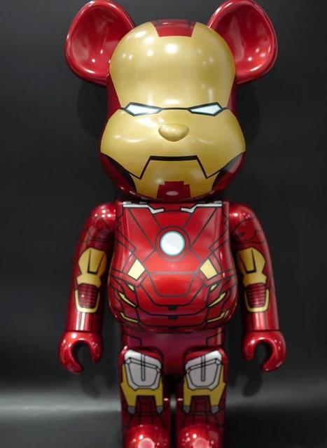 Marvel Comics × Medicom Bearbrick Iron Man Mark VII 1000% 2013 