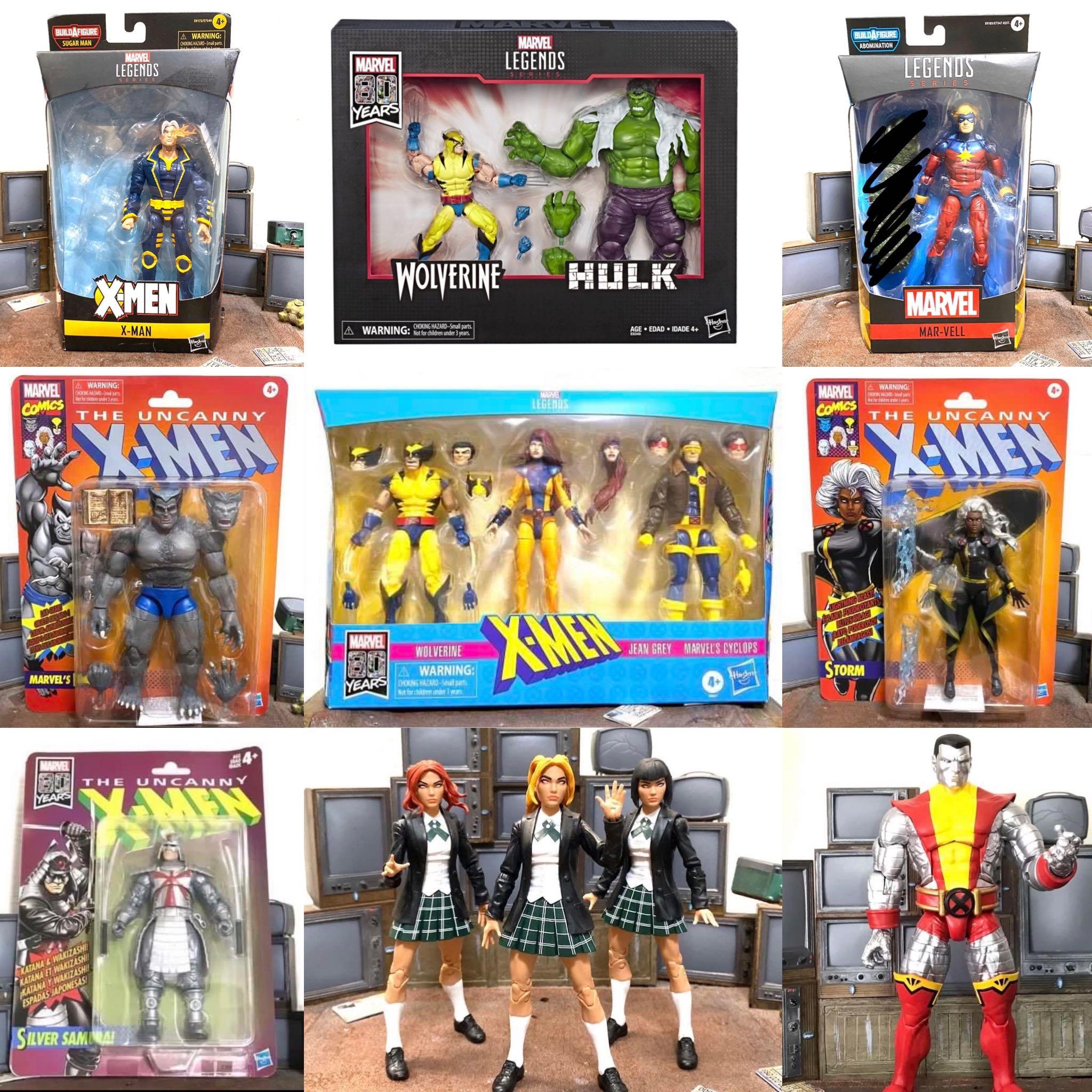 Marvel Legends X Men Jim Lee Love Triangle Jean Grey Cyclops Wolverine Grey Beast Black Storm Stepford Cuckoos Colossus Avalanche Silver Samurai Forge Gambit Toys Games Bricks Figurines On Carousell