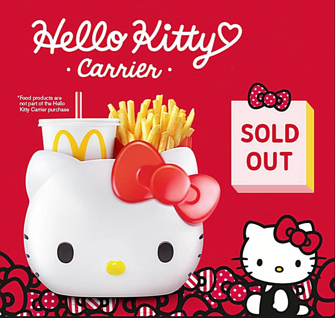 Mcdonalds hello 2025 kitty 2018