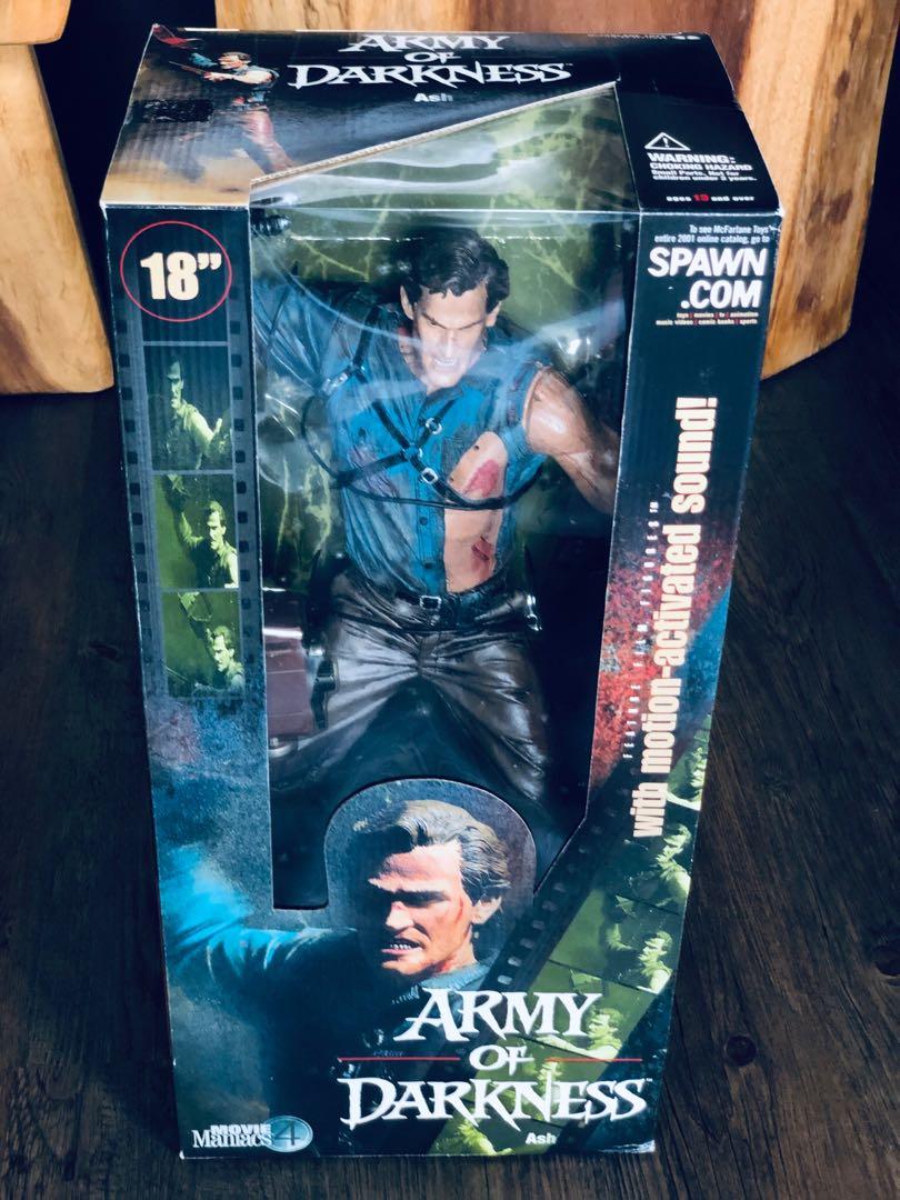 Mcfarlane 18 inch army of darkness Ash boxed set movie maniacs 4