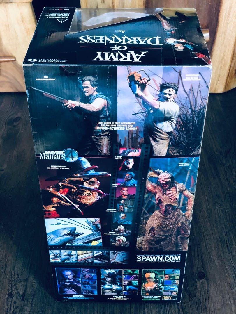 Mcfarlane 18 inch army of darkness Ash boxed set movie maniacs 4