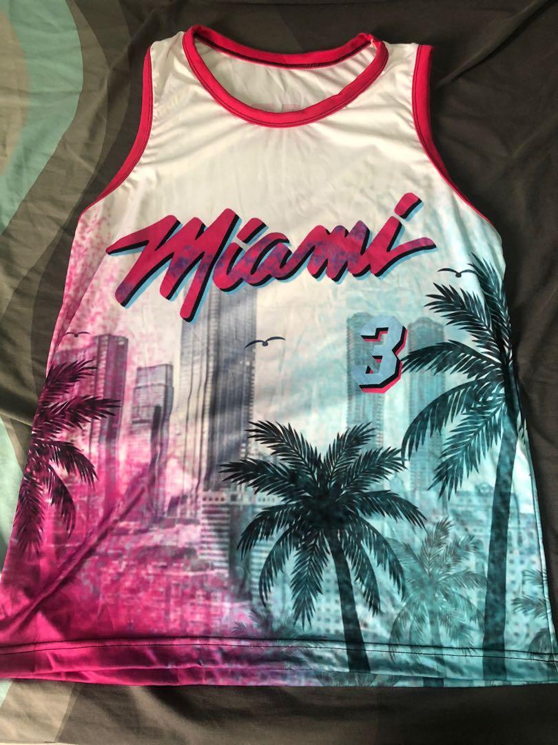 Miami Wade Jersey size M (Category: Activewear) located in Quezon City. Submitted by jmp13 (Listing ID 1035587792, Image 3). Description: Dwane Wade Miami Jersey size Medium 21 inches width 29 inches length sublimation brand new Php450 each for both black and white designs for shipping only pay via Gcash bank transfer or paymaya or lalamove pabili service pm for inquires .