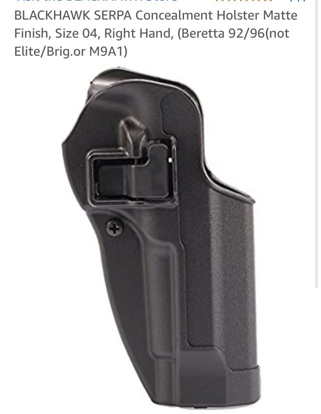 Beretta 92Fs Holster Blackhawk New Genuine Assorted Blackhawk Serpa Concealement Polymer Pistol Gun Holster For Beretta 92 98 Px Storm And 1911 Colt Commander Compact Sports Equipment Sports Games Combat Sports On Carousell carousell