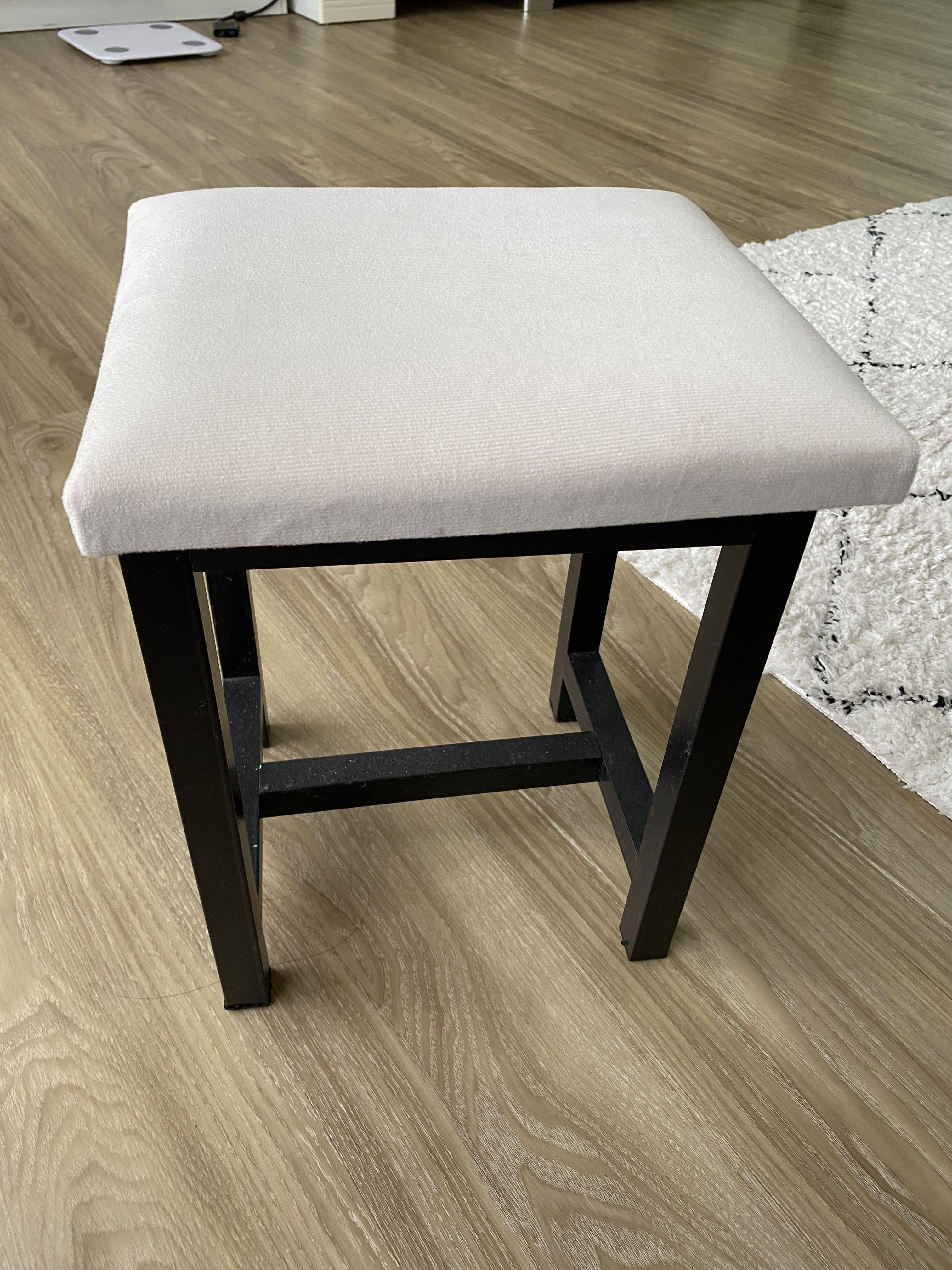New White Dressing Table Stool Chair Furniture Tables Chairs On Carousell