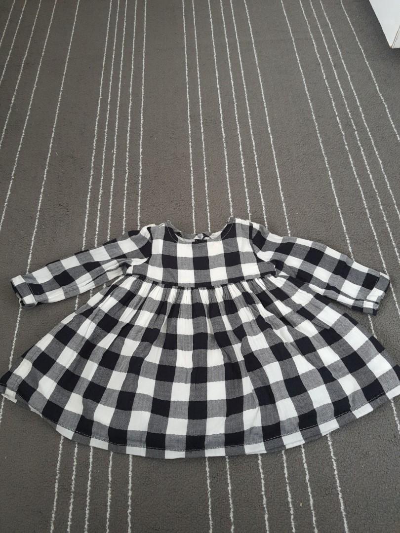 next tartan dress baby