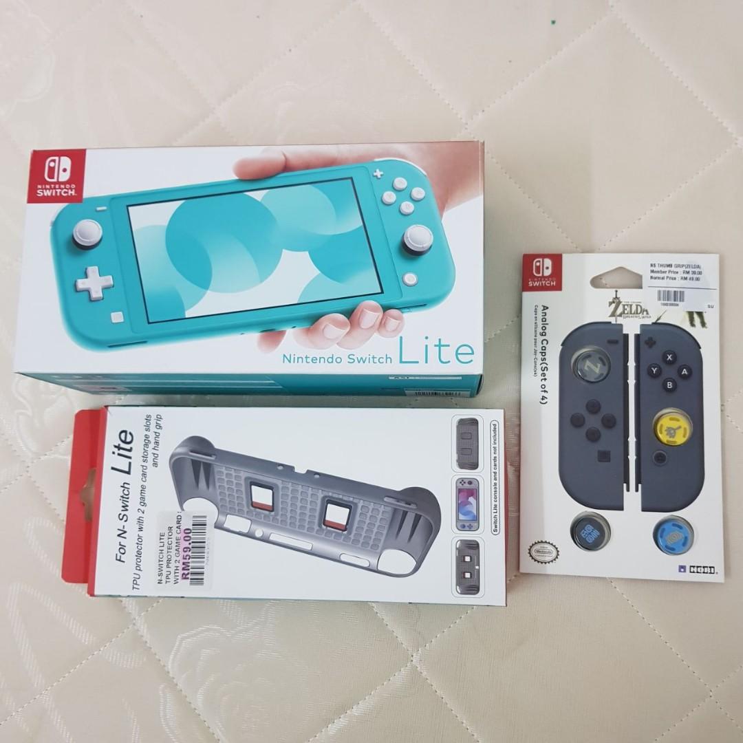 Nintendo Switch Lite Turquoise Video Gaming Video Game Consoles On Carousell