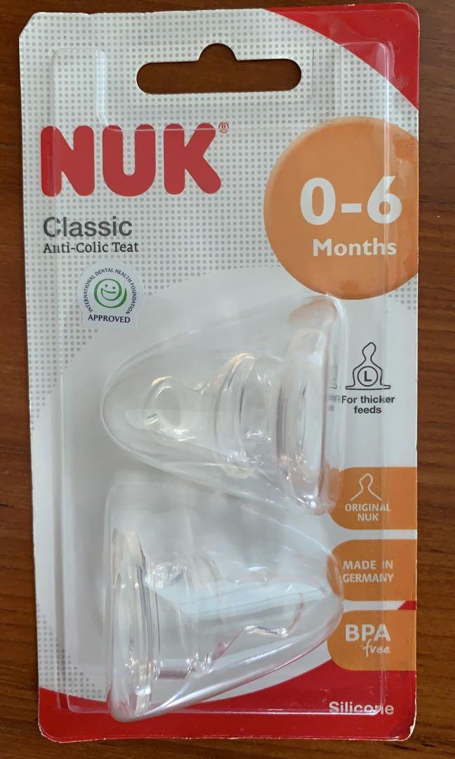 nuk classic anti colic teat