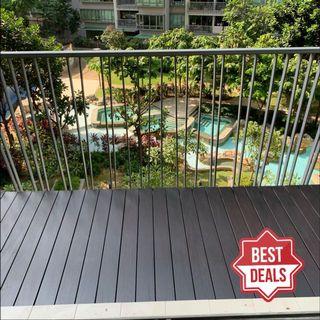 Outdoor timber or composite decking install and polish