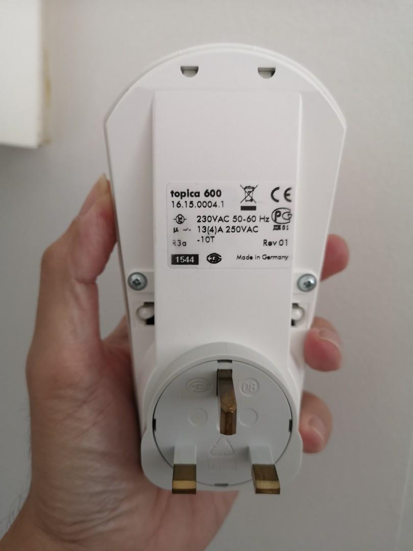 geaarde stopcontacten, 60 x 60 mm, inbouw, 230 V – HÄFELE
