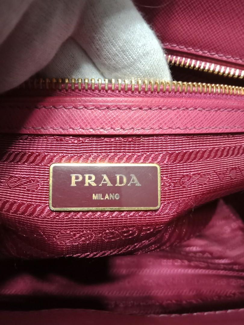 Shop PRADA 2WAY Plain Leather Elegant Style Formal Style Logo Outlet by  luckyfukurou