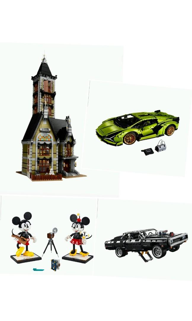 Preorder] Custom Acrylic Display Case for 10273 Haunted House 42115  Lamborghini Sián FKP 37 42111 Dom's Dodge Charger 43179 Mickey Mouse Minnie  Mouse Buildable Characters 75290 Star Wars Mos Eisley Cantina, Hobbies