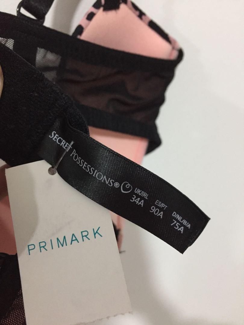 Primark Bra - Size 34A / 75, Women's Fashion, New Undergarments &  Loungewear on Carousell
