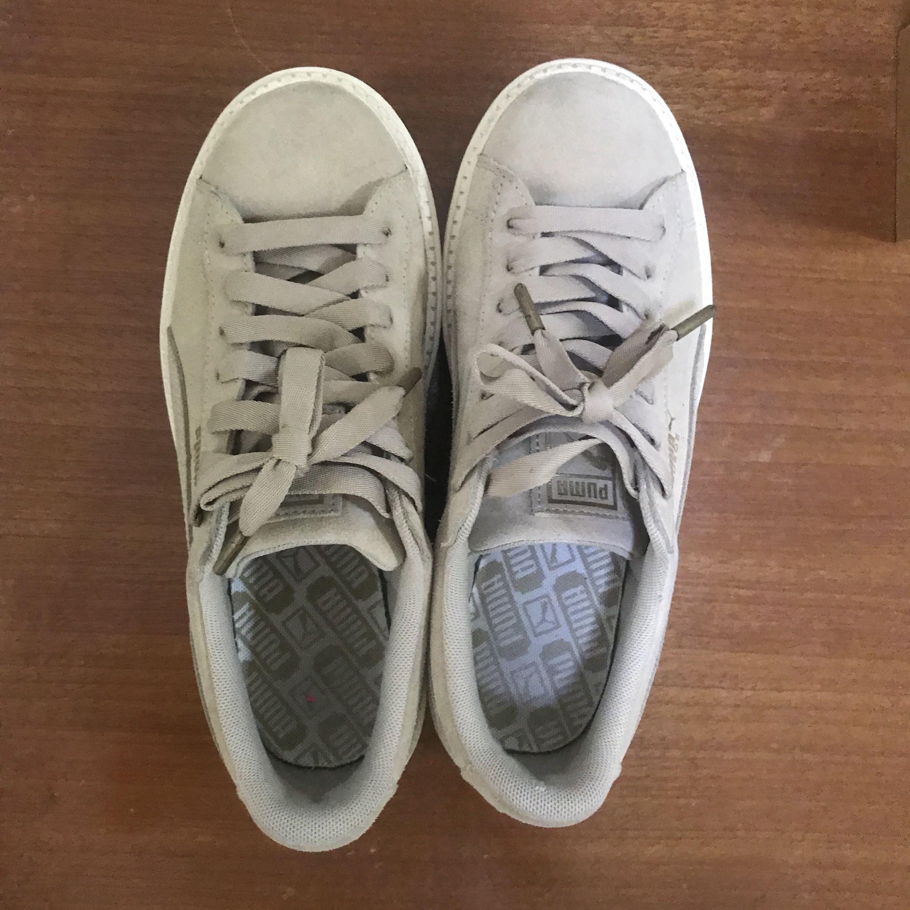 Puma platform outlet trace beige