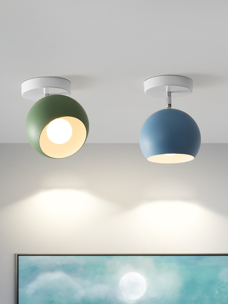 SKU2000Round pastel ceiling light, Furniture & Home Living, Lighting