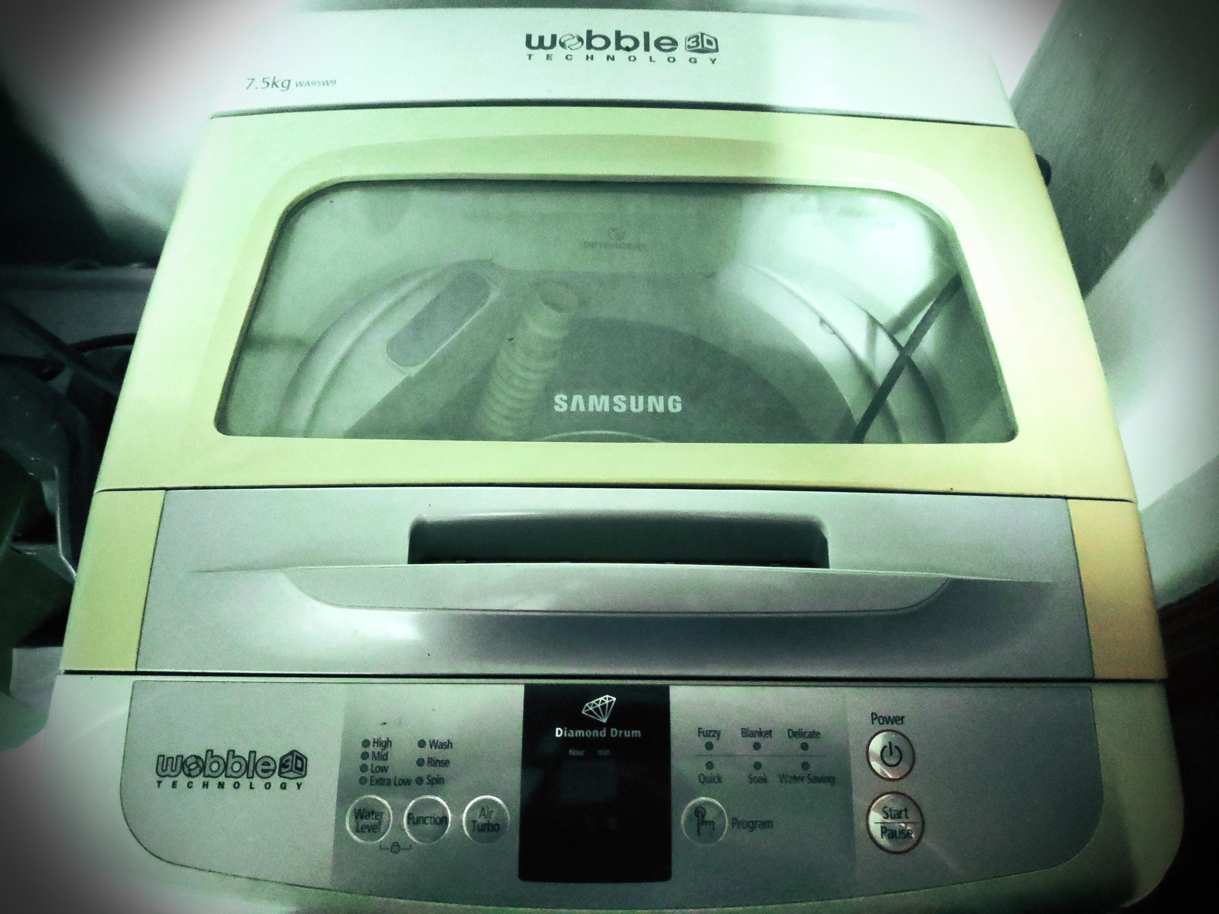 SAMSUNG Top load washing machine 7.5kg, TV & Home Appliances, Washing