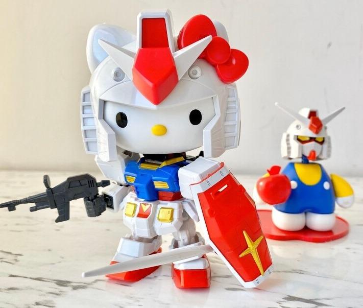 SD Hello Kitty Gundam (SD EX-Standard) 高達誕生40 及 Hello Kitty 誕生45周年 合作特別 ...