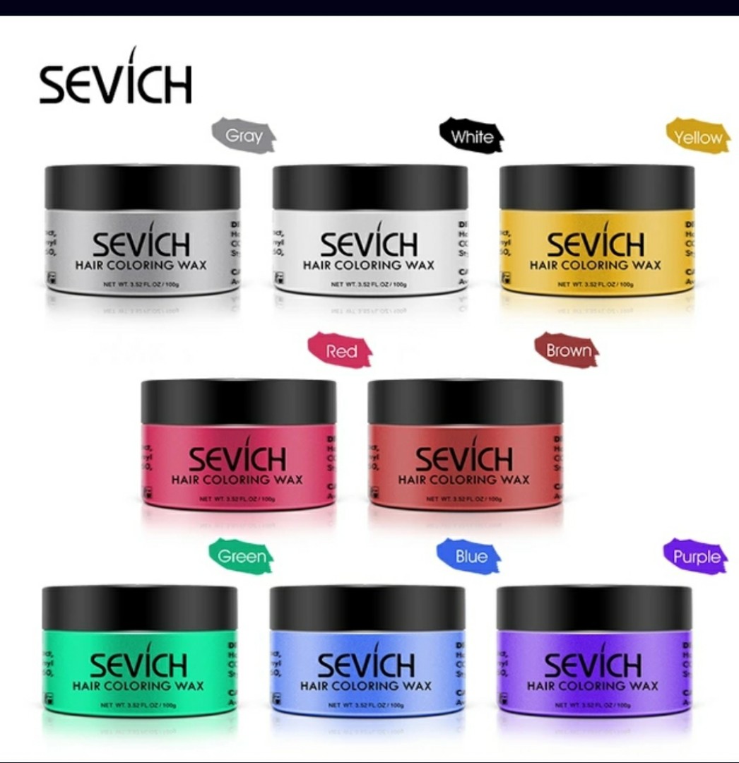 Sevich top quality hair coloring wax (temporary) with 100natural