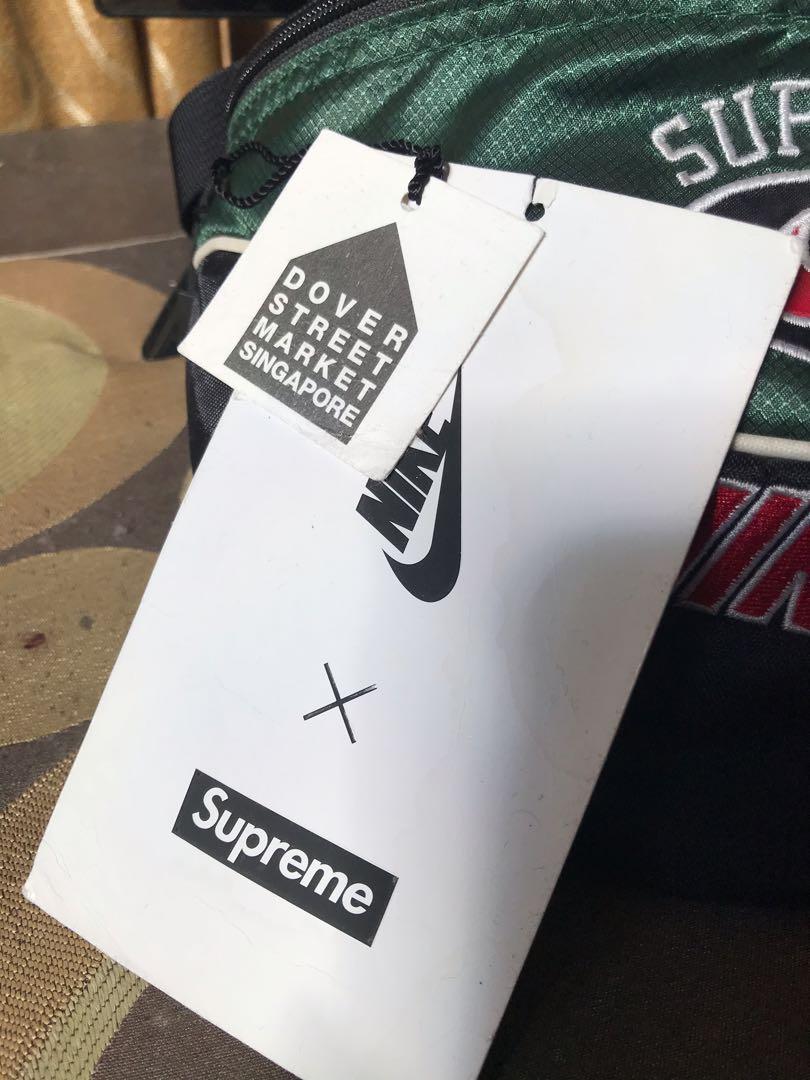 SUPREME NIKE SHOULDER BAG SS19 GREEN Men s Fashion Bags Sling