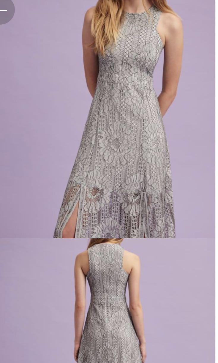Francesca's purple lace dress hot sale