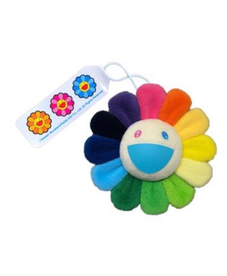 TAKASHI MURAKAMI FLOWER PLUSH PIN BLUE - HotelomegaShops