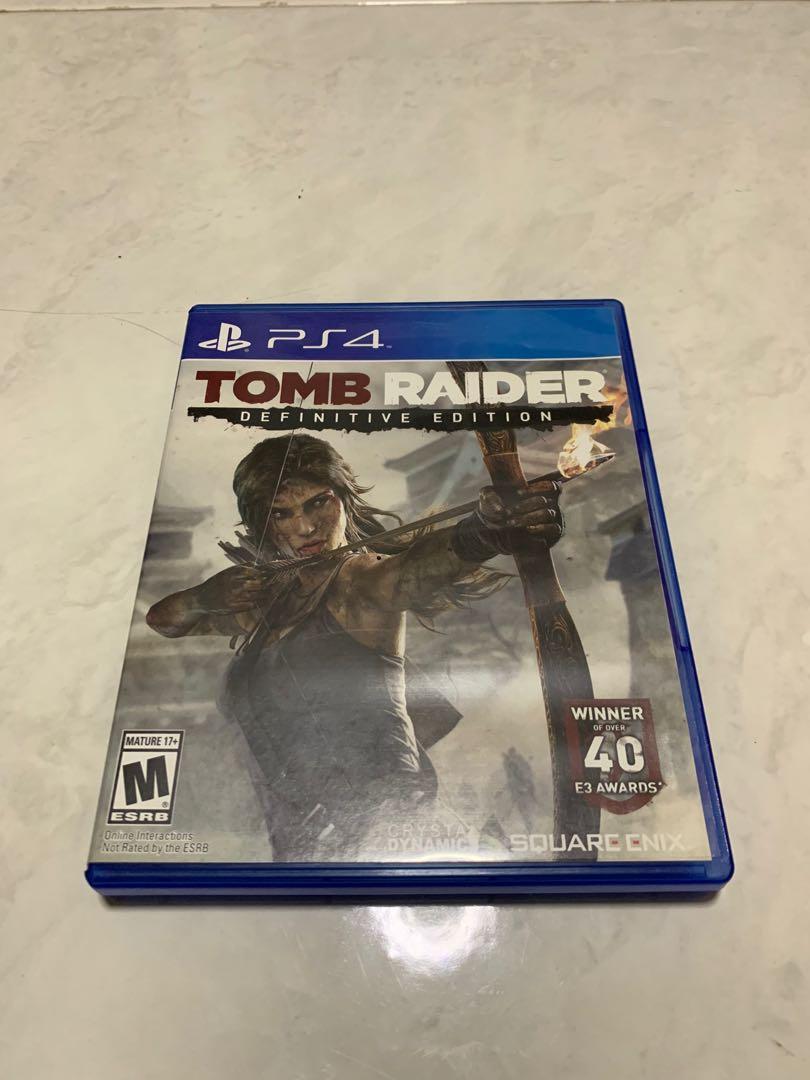 Tomb Raider Definitive Edition Ps4 Toys Games Video Gaming Video Games On Carousell