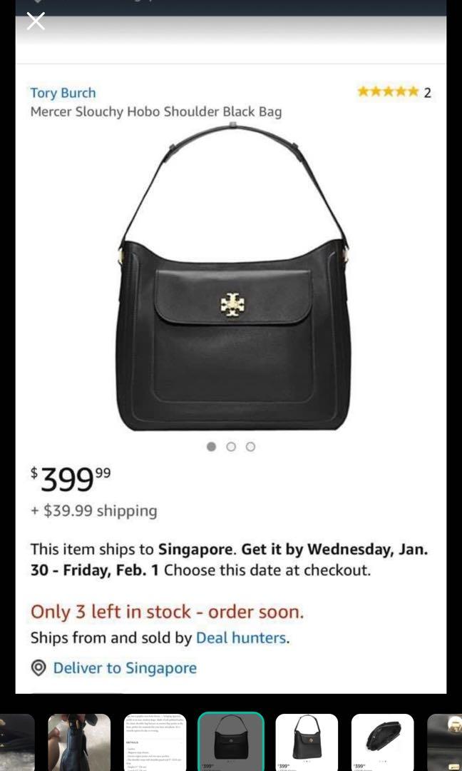 Tory burch mercer slouchy hobo sales