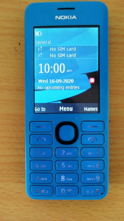 used nokia 206 dual sim blue