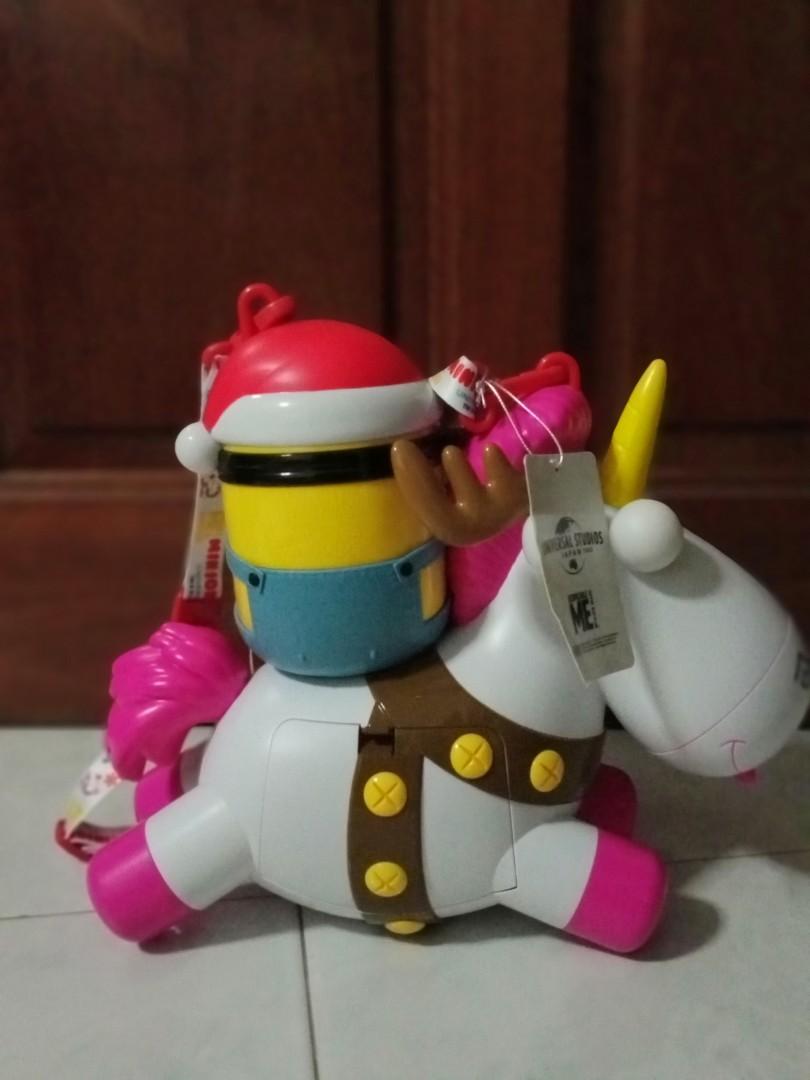 USJ Minion Christmas Popcorn Bucket, Hobbies & Toys, Toys & Games on Carousell