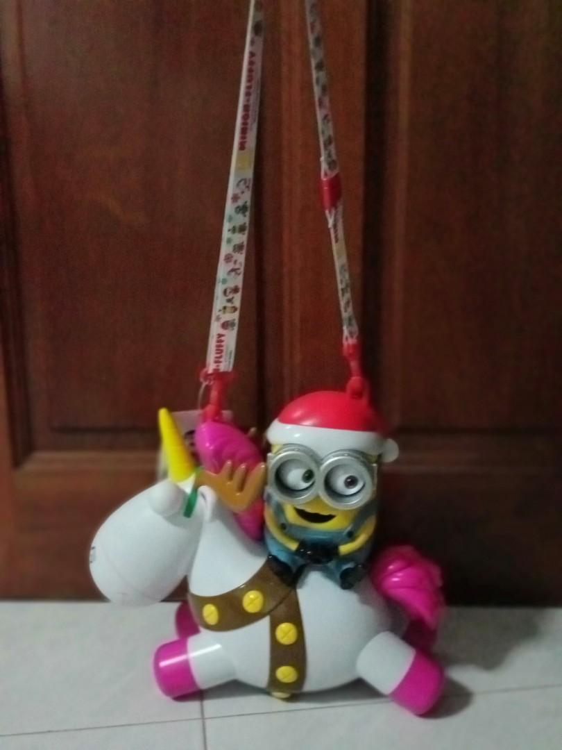 USJ Minion Christmas Popcorn Bucket, Hobbies & Toys, Toys & Games on