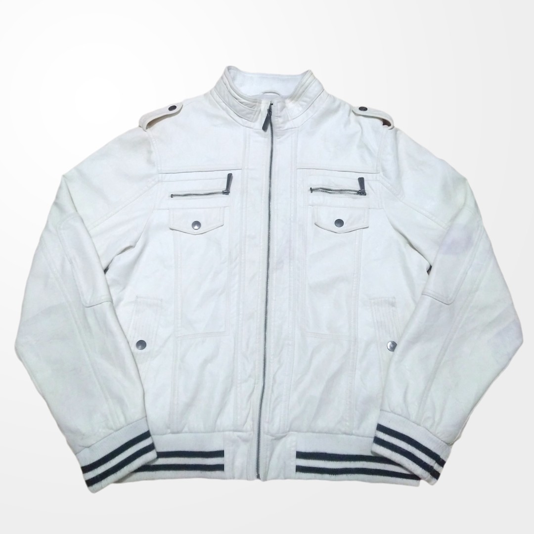 white guess jacket