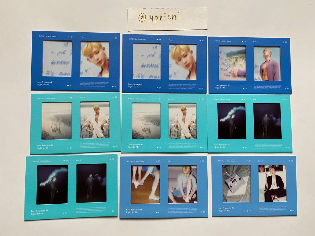 [WTS] Wonho Love Synonym Film PhotoCard, Hobbies & Toys, Memorabilia