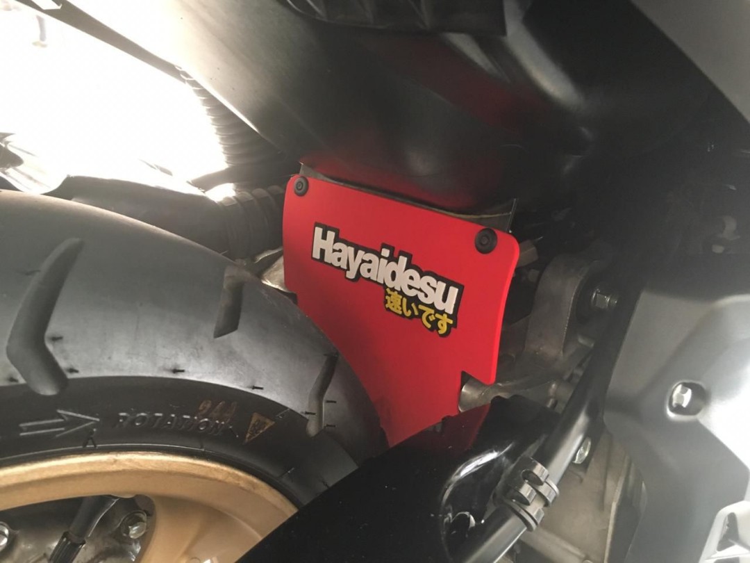 XMAX HAYAIDESU MUDFLAP, Motorcycles, Motorcycle Accessories on Carousell
