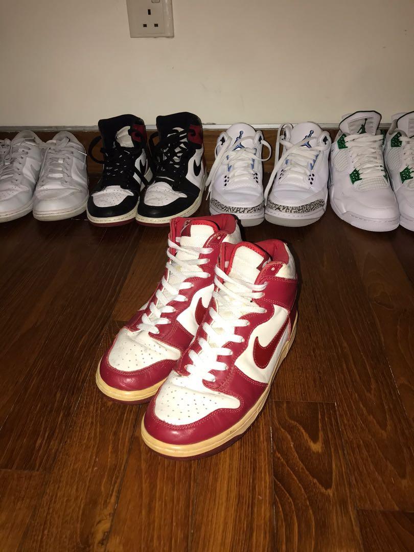 nike dunk high varsity red