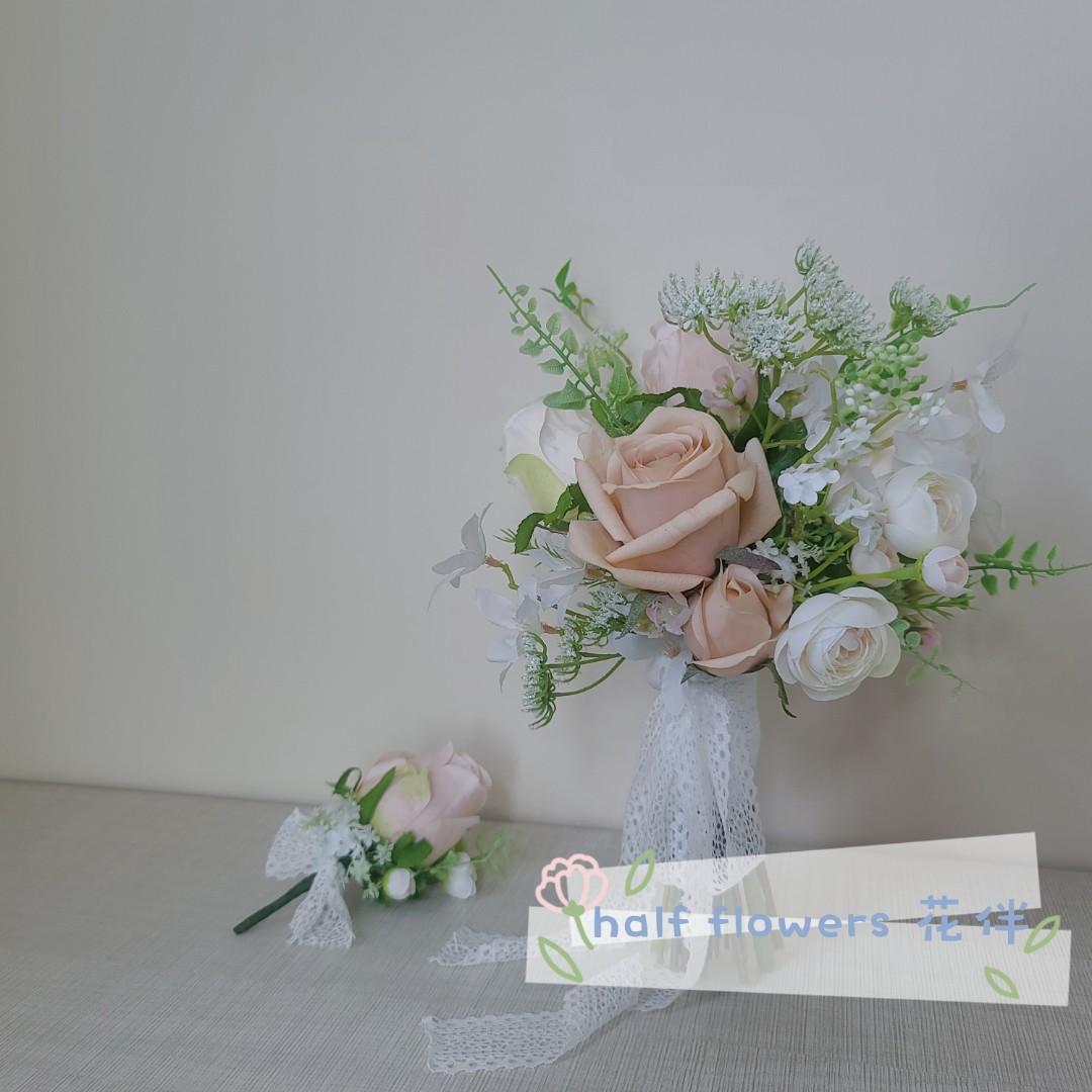 結婚花球 現貨 手作 自家設計 手作產品 飾物 Carousell