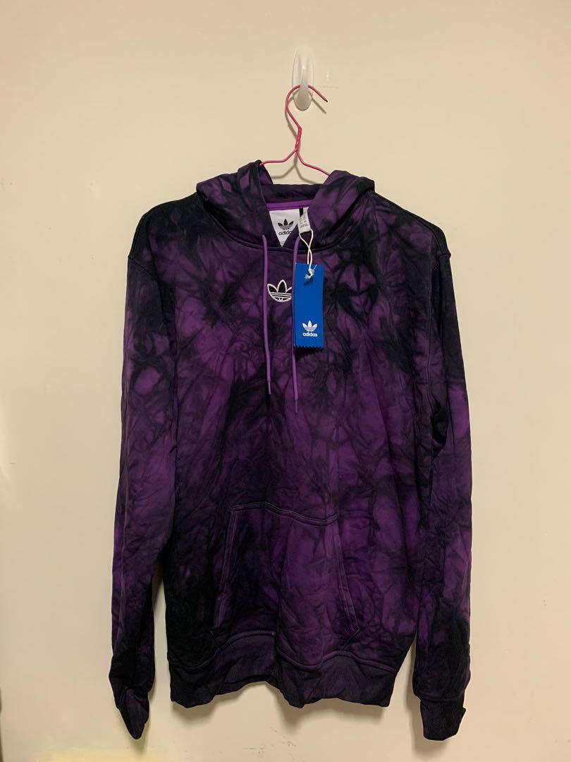 Adidas Space Dye Hoodie, Men's Fashion, Tops & on Carousell