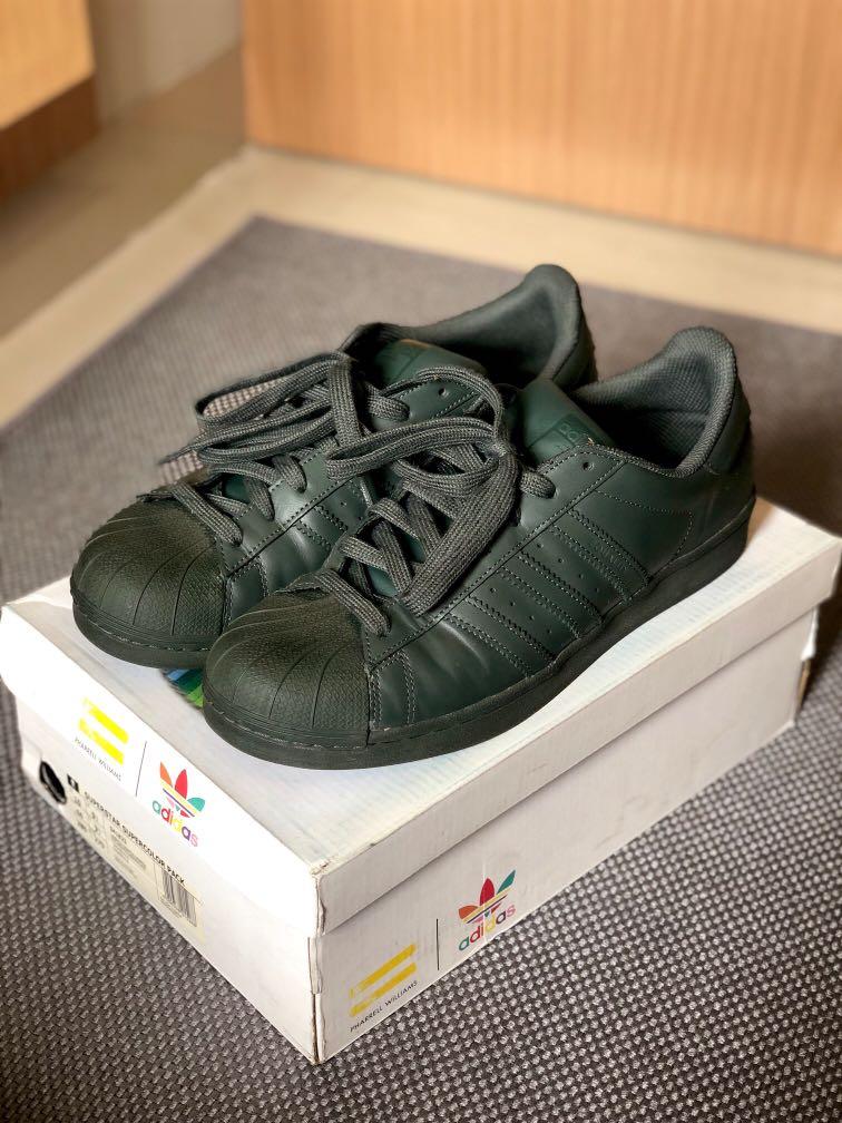 Adidas superstar supercolor dark green sales
