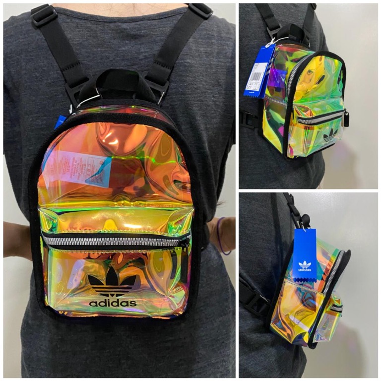 Adidas mini backpack transparent discount