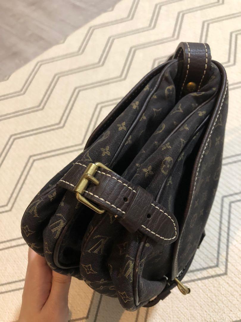 Louis Vuitton Ebene Monogram Mini Lin Saumur Bag – Leiame Luxe