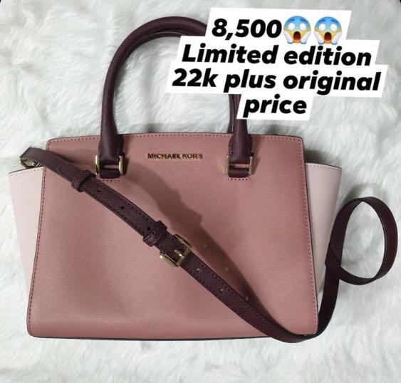 Authentic Michael Kors Selma Medium Saffiano Leather Satchel PINK, Women's  Fashion, Bags & Wallets, Shoulder Bags on Carousell