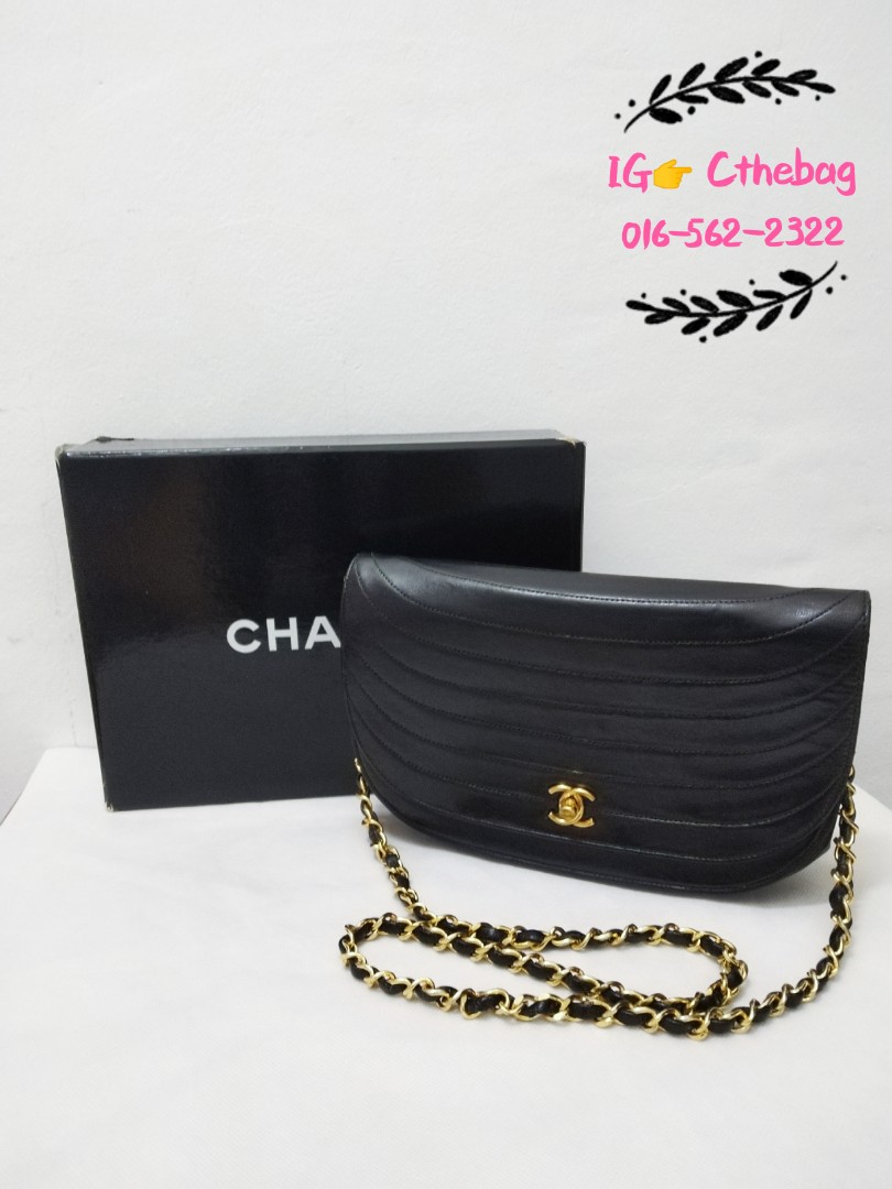 Half moon best sale chanel bag